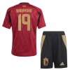 Maillot de Supporter Belgique Bakayoko 19 Domicile Euro 2024 Pour Enfant